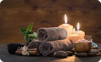 space de massage avec ambiance relaxante